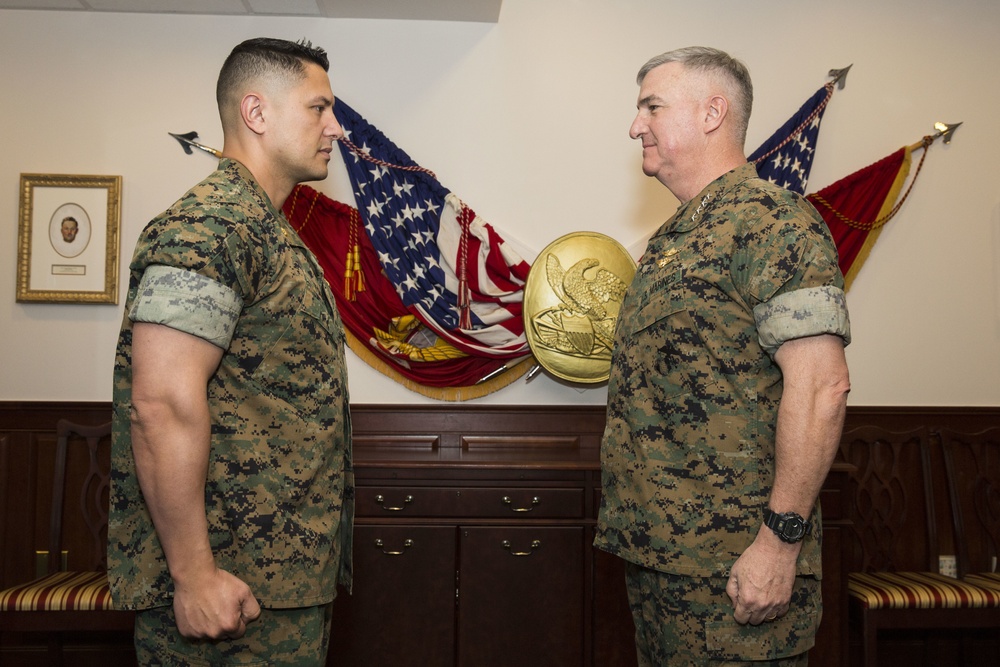 Major Pablo J. Torres Promotion Ceremony