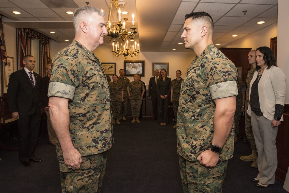 Major Pablo J. Torres Promotion Ceremony