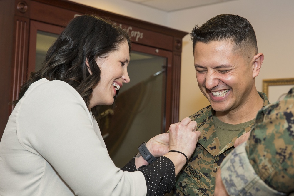 Major Pablo J. Torres Promotion Ceremony