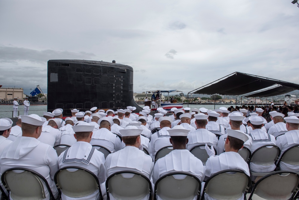 USS Mississippi Holds Change of Command