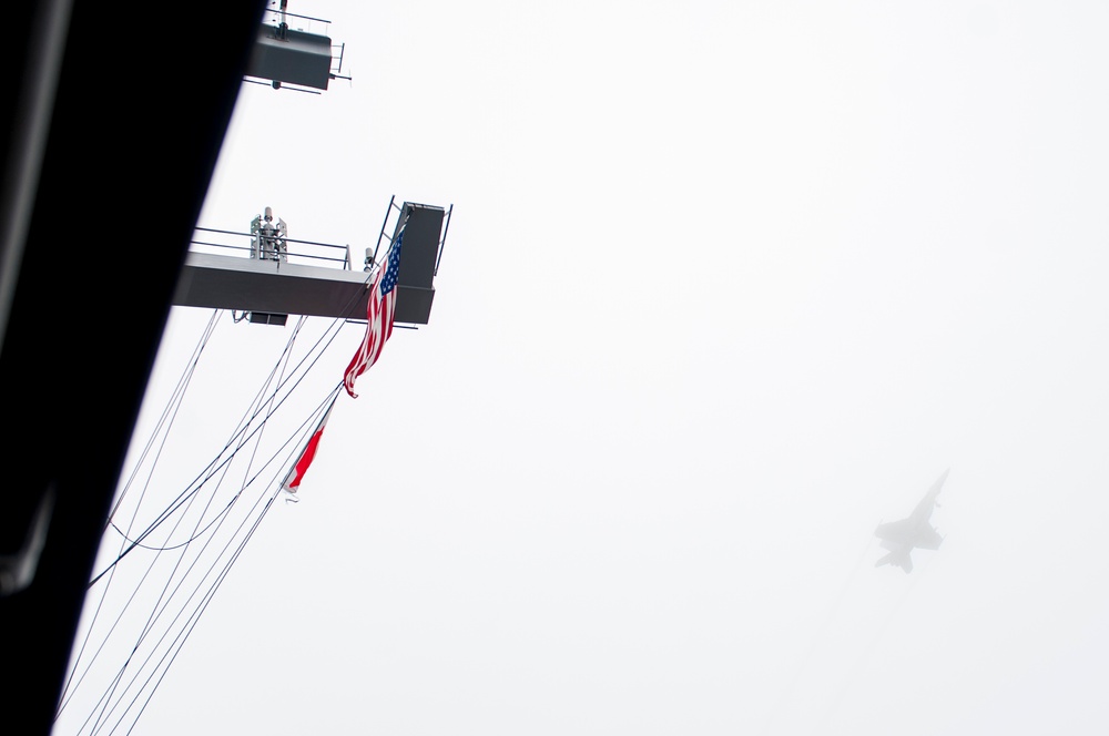 GHWB Conducts Flight Operations During Chesapeake 2018