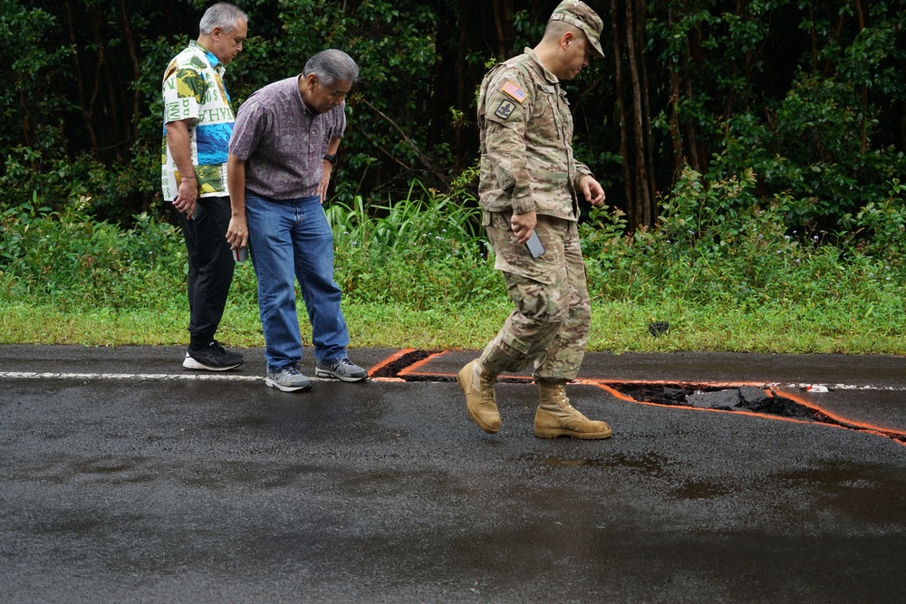 Hawaii National Guard supports response to volcanic activity on Hawaii Island