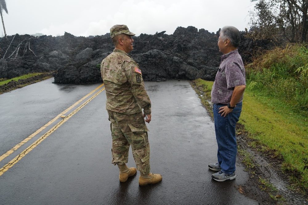 Hawaii National Guard supports response to volcanic activity on Hawaii Island