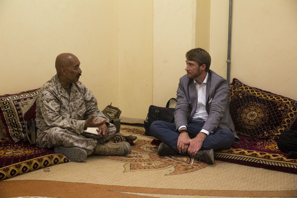 UNAMA director visits Bost Airfield