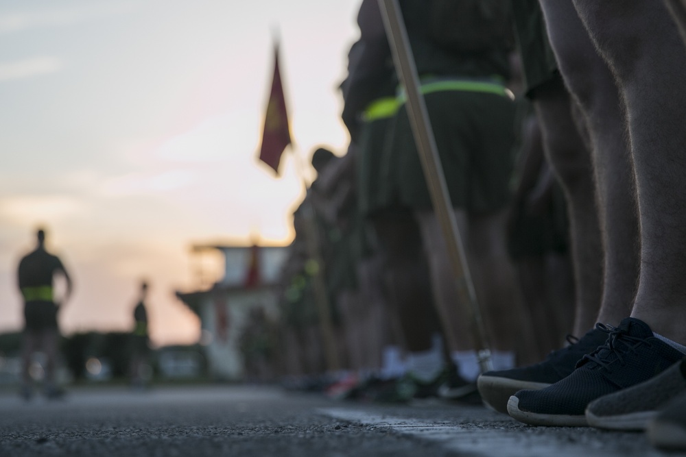 Combat Logistics Battalion 31 conducts run for battalion PT