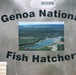 U.S. Fish and Wildlife Service personnel stock trout at Fort McCoy lakes