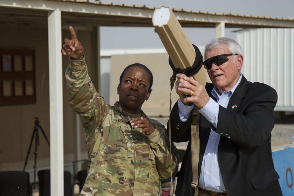 U.S. Representative John R. Carter visits Camp Arifjan