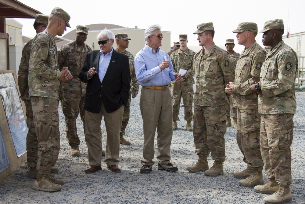 U.S. Representatives visit Soldiers at Camp Arifjan