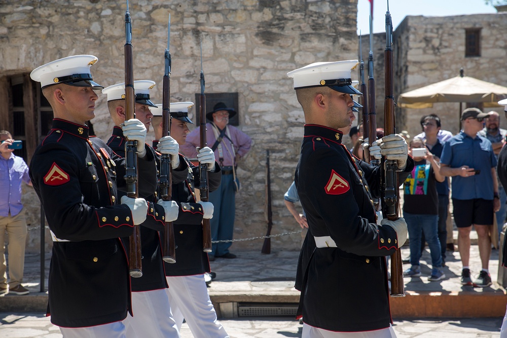 San Antonio Tricentennial Battle Color Ceremony