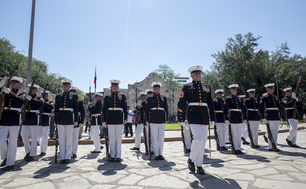 San Antonio Tricentennial Battle Color Ceremony