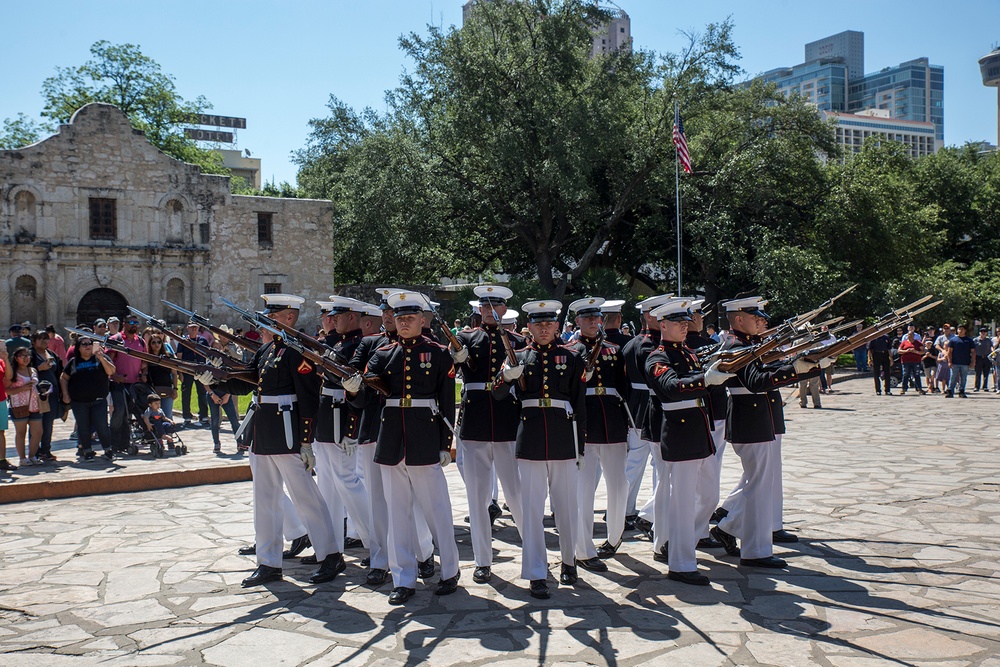 San Antonio Tricentennial Battle Color Ceremony