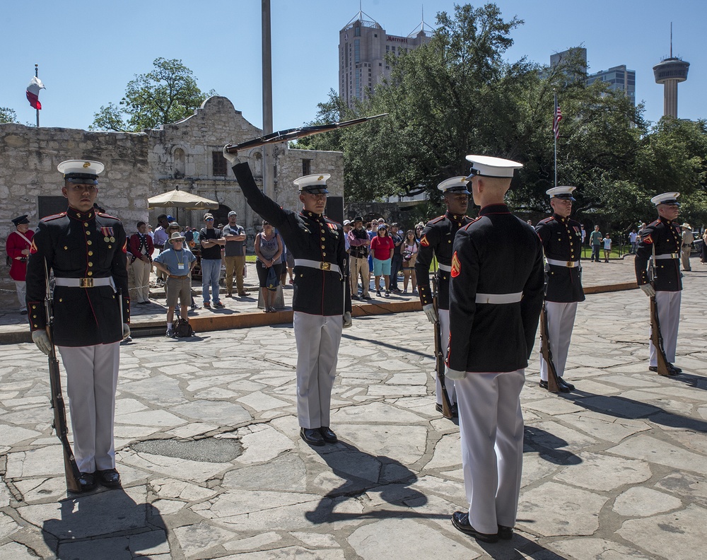 San Antonio Tricentennial Battle Color Ceremony