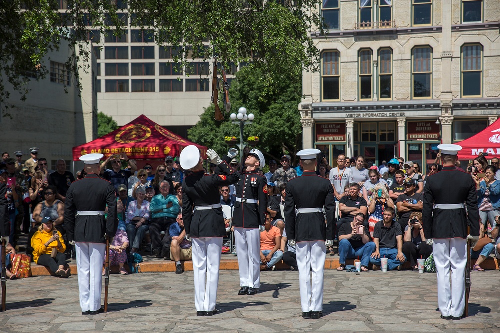 San Antonio Tricentennial Battle Color Ceremony