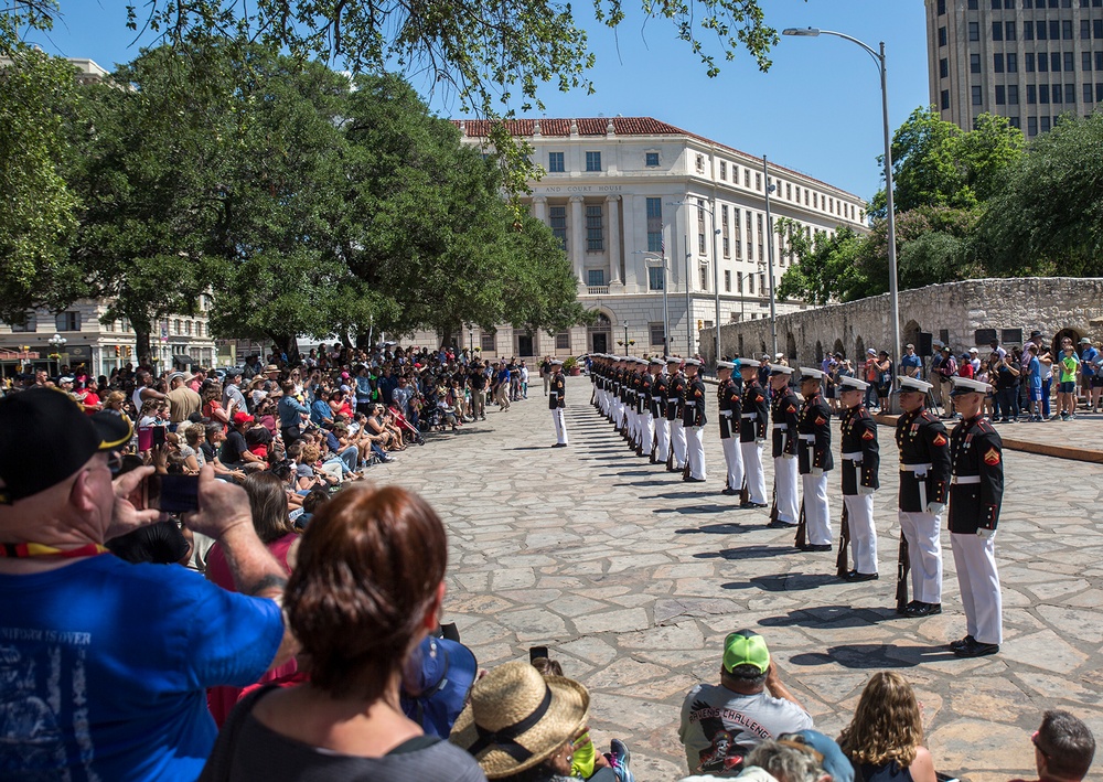 San Antonio Tricentennial Battle Color Ceremony