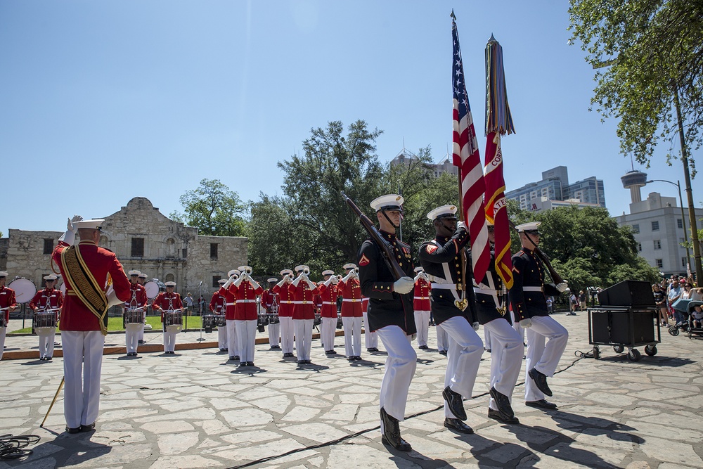 San Antonio Tricentennial Battle Color Ceremony