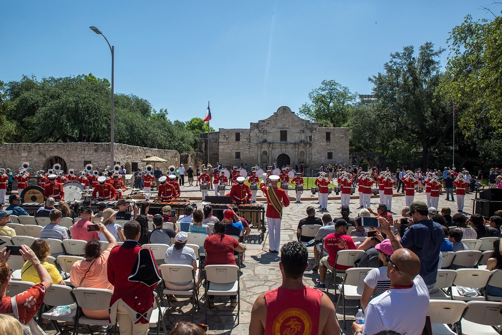 San Antonio Tricentennial Battle Color Ceremony