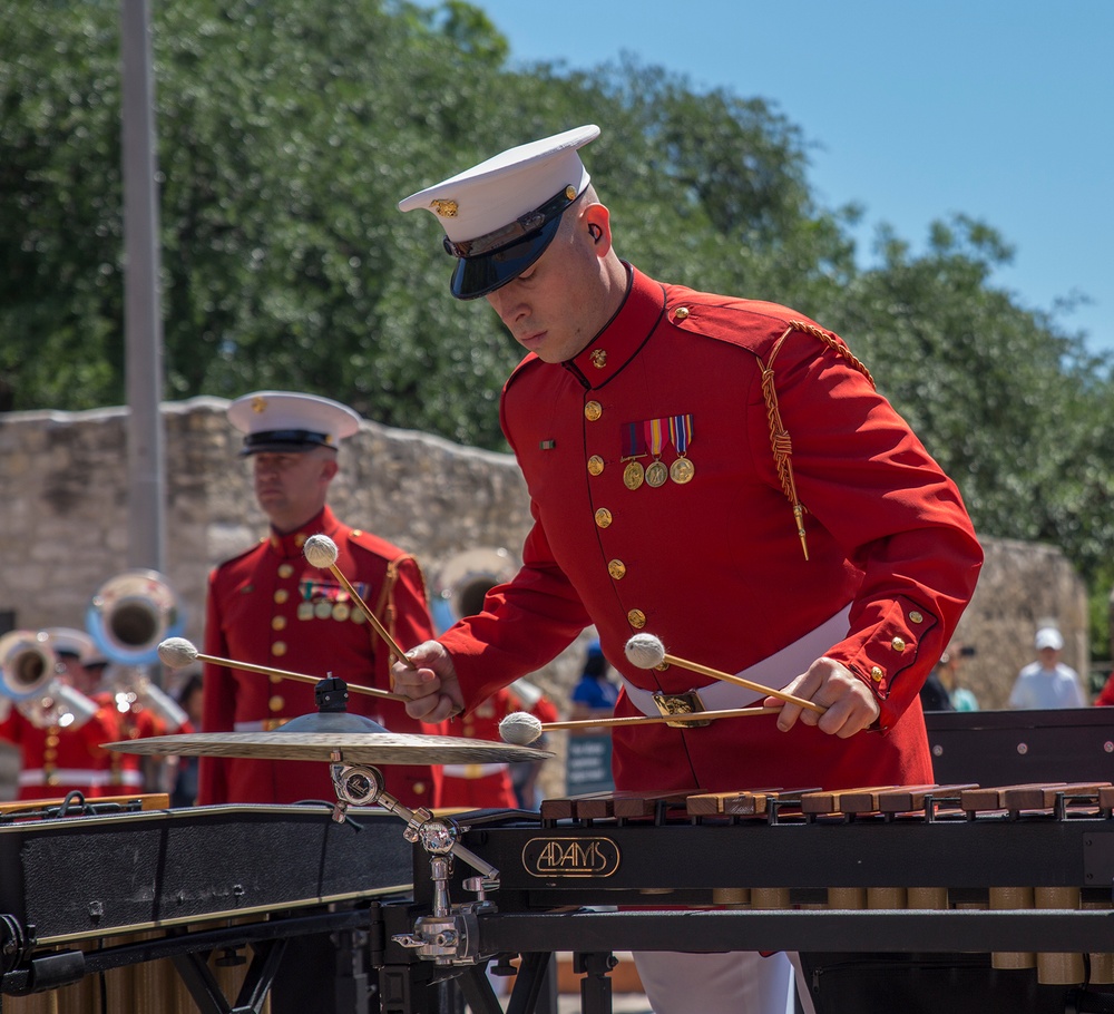 San Antonio Tricentennial Battle Color Ceremony