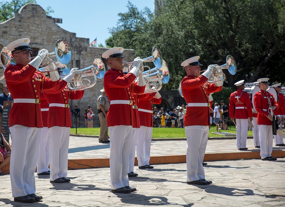 San Antonio Tricentennial Battle Color Ceremony