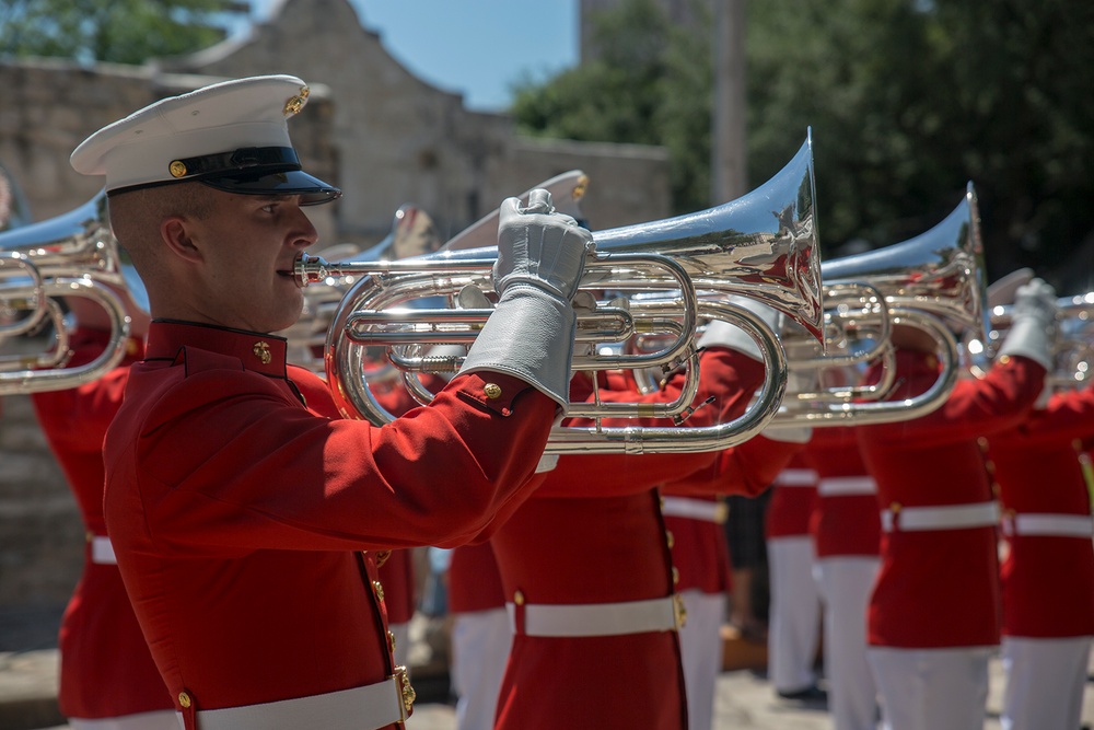 San Antonio Tricentennial Battle Color Ceremony