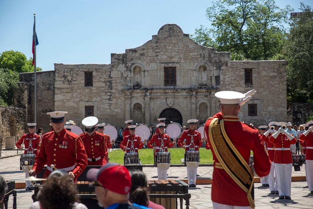 San Antonio Tricentennial Battle Color Ceremony