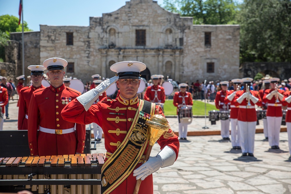 San Antonio Tricentennial Battle Color Ceremony