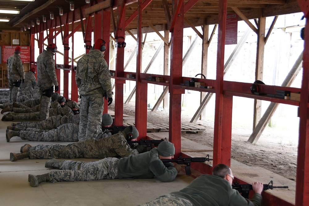 Airmen from the 178th receive weapons qualification