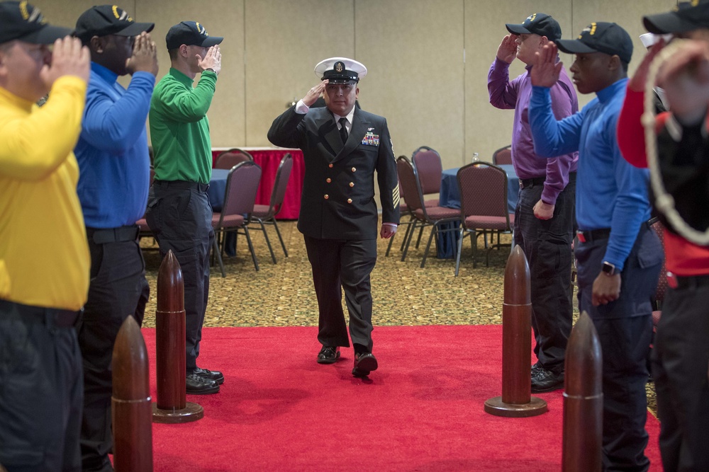 Aviation Boatswain's Mate (Handling) 1st Class Ricardo Hernandez's retirement