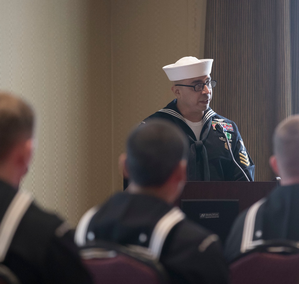 Aviation Boatswain's Mate (Handling) 1st Class Ricardo Hernandez's retirement