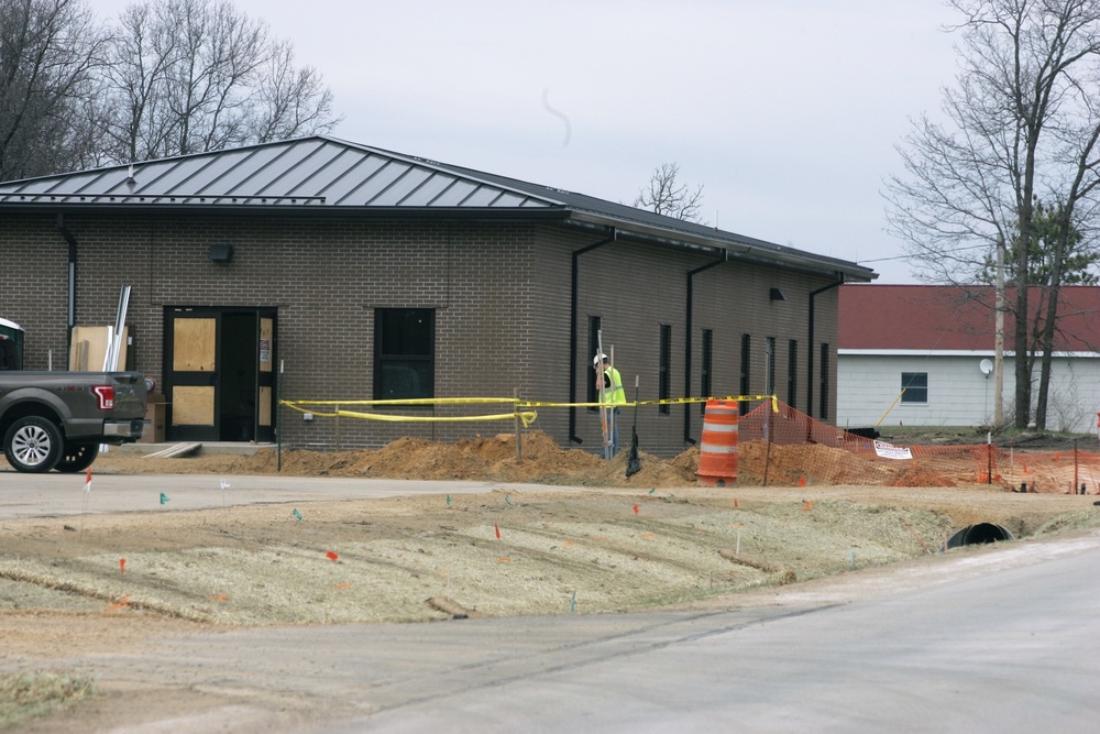 Construction on new Fort McCoy CYS admin, storage building continues