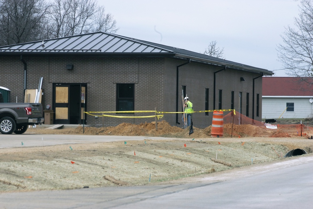 Construction on new Fort McCoy CYS admin, storage building continues