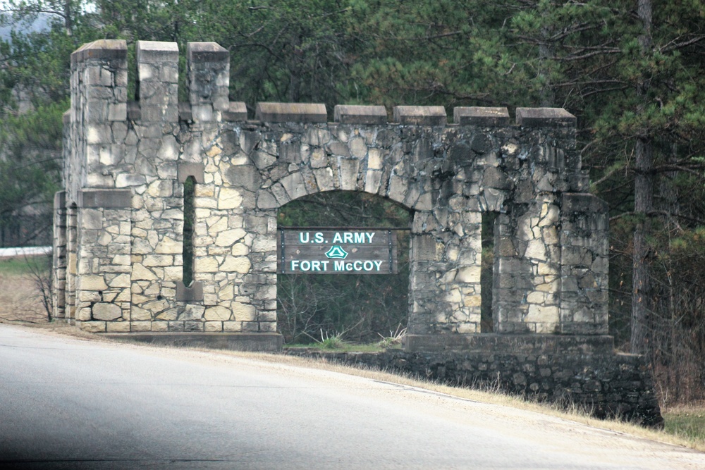 Old Stone Gates on Fort McCoy's South Post