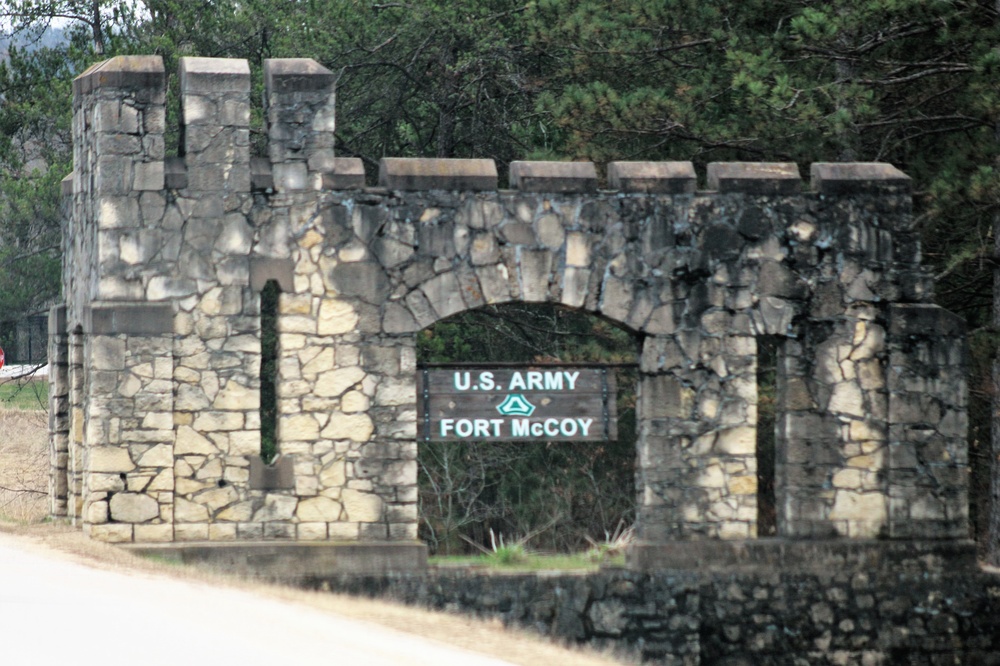Old Stone Gates on Fort McCoy's South Post