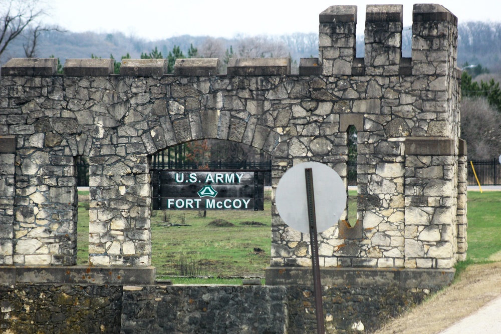 Old Stone Gates on Fort McCoy's South Post
