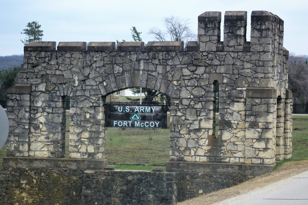 Old Stone Gates on Fort McCoy's South Post