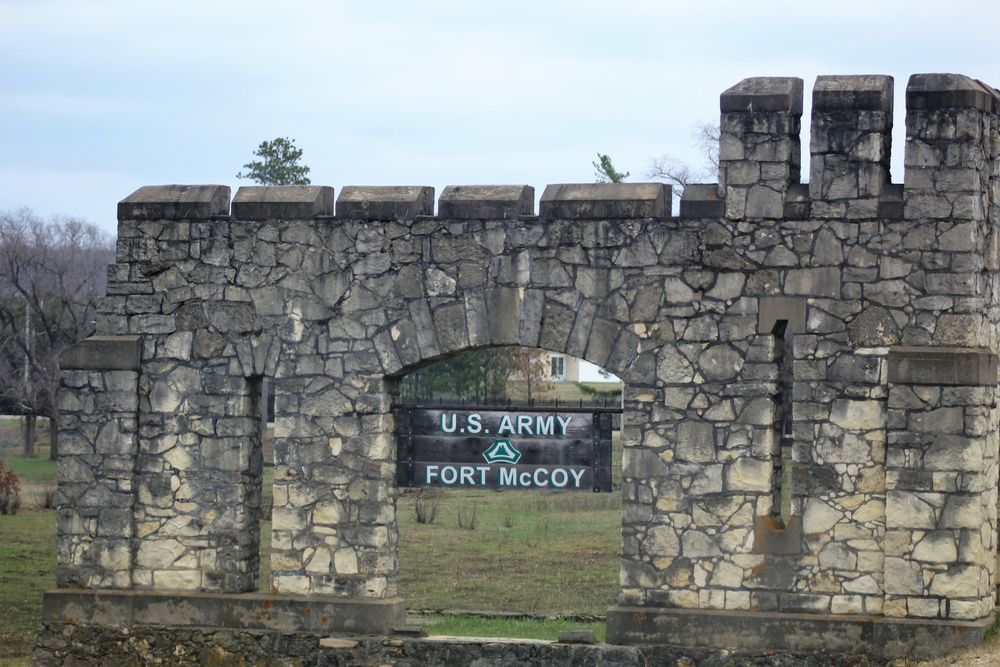 Old Stone Gates on Fort McCoy's South Post