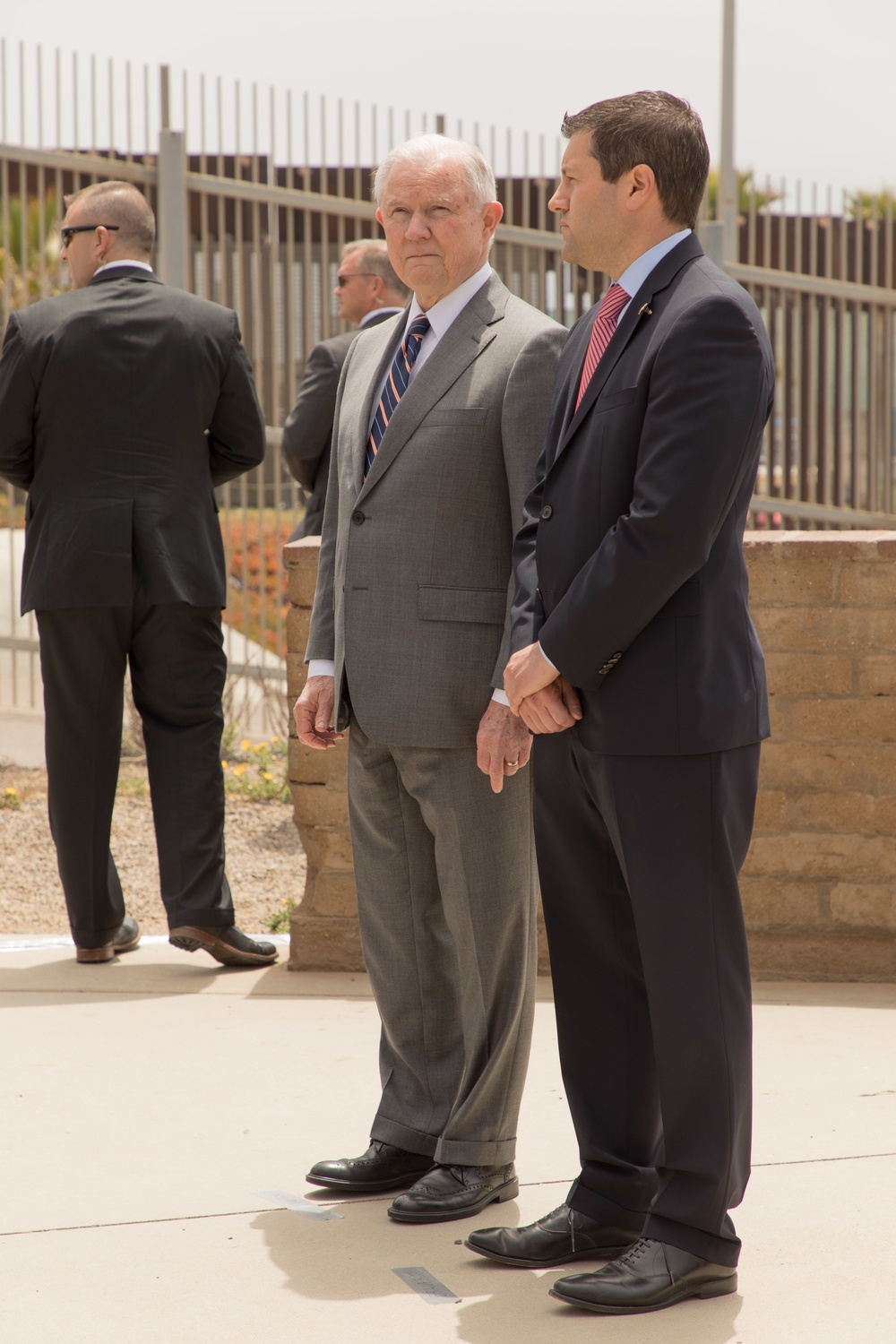 AG Jeff Sessions visits San Diego border wall project