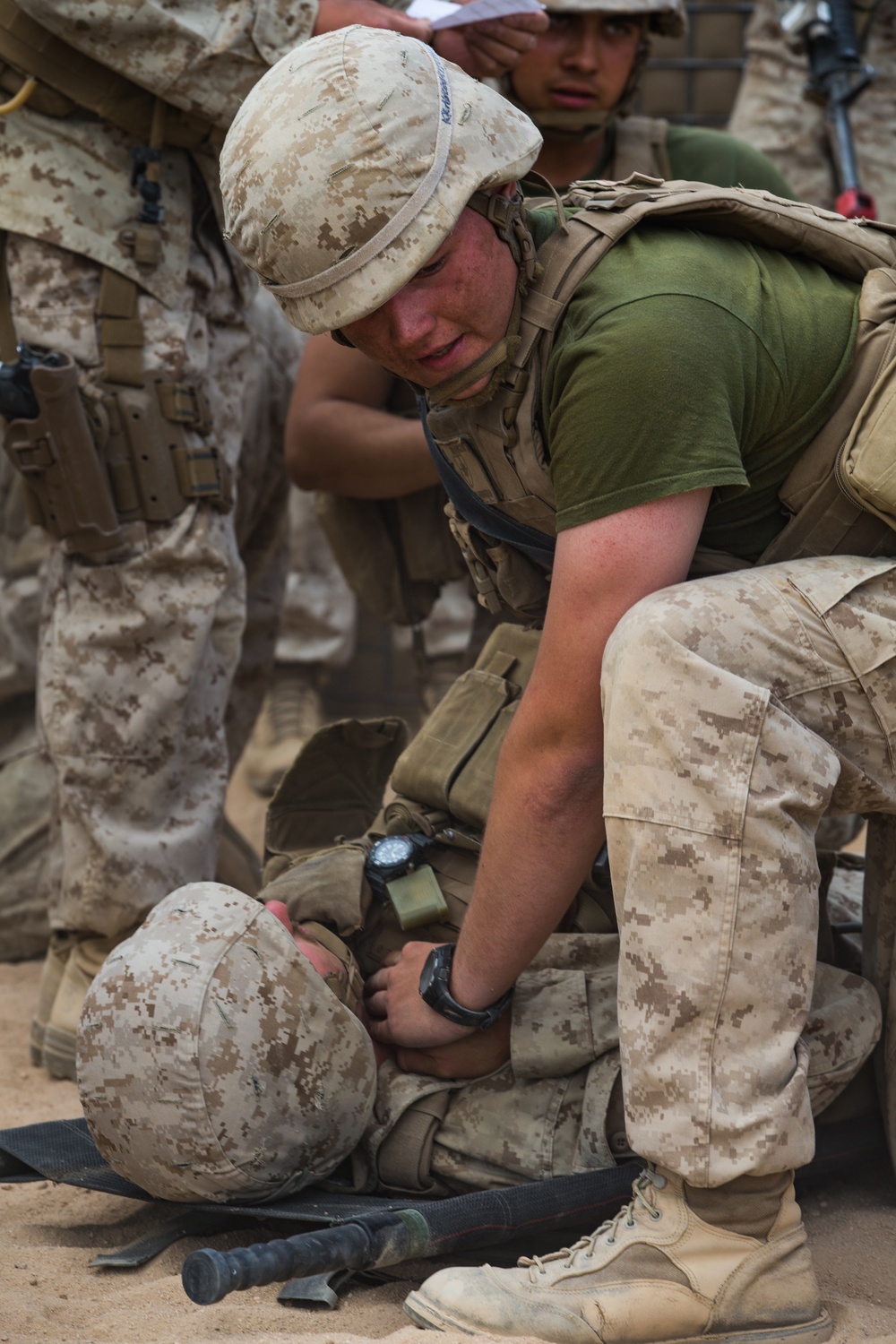 Combat Logistics Battalion 8 trains to defend forward operating bases during Training Exercise 3-18