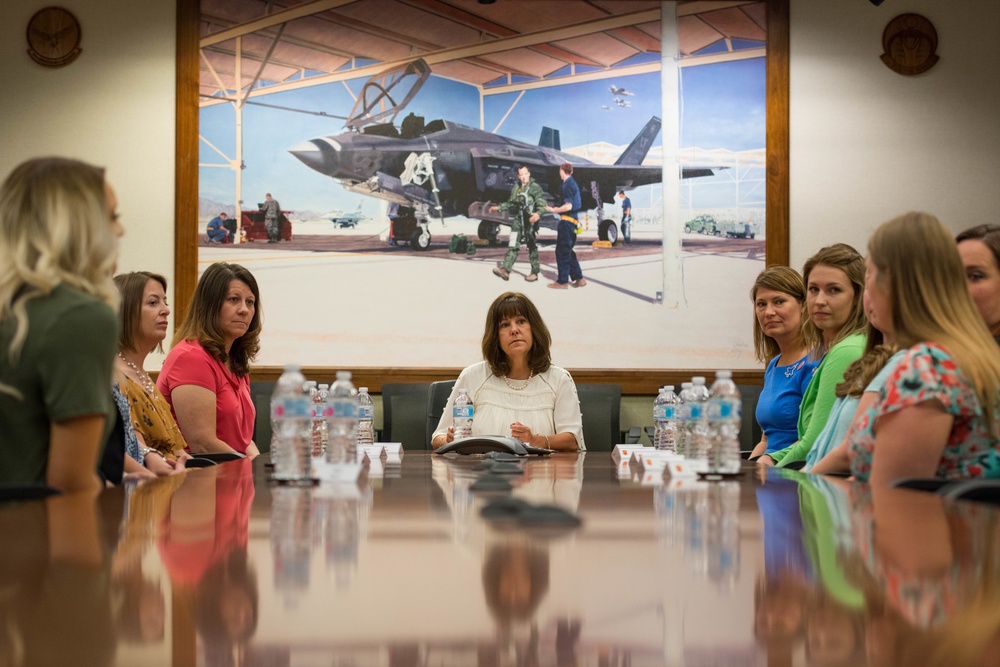Second Lady Karen Pence speaks to military spouses at Luke AFB