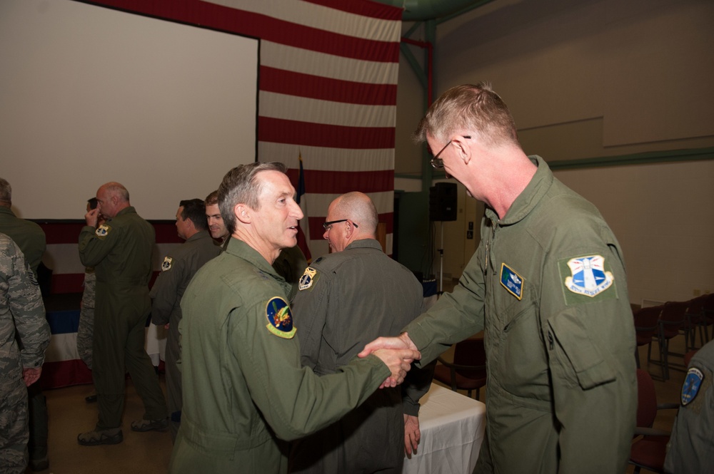 Gen Miller Congratulates Airmen