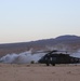 UH-60 Black Hawk helicopter with a smoke grenade