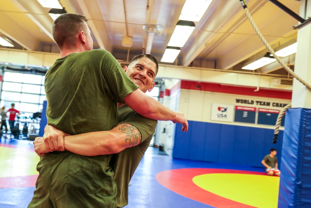 Marines take to the mat with USA Wrestling