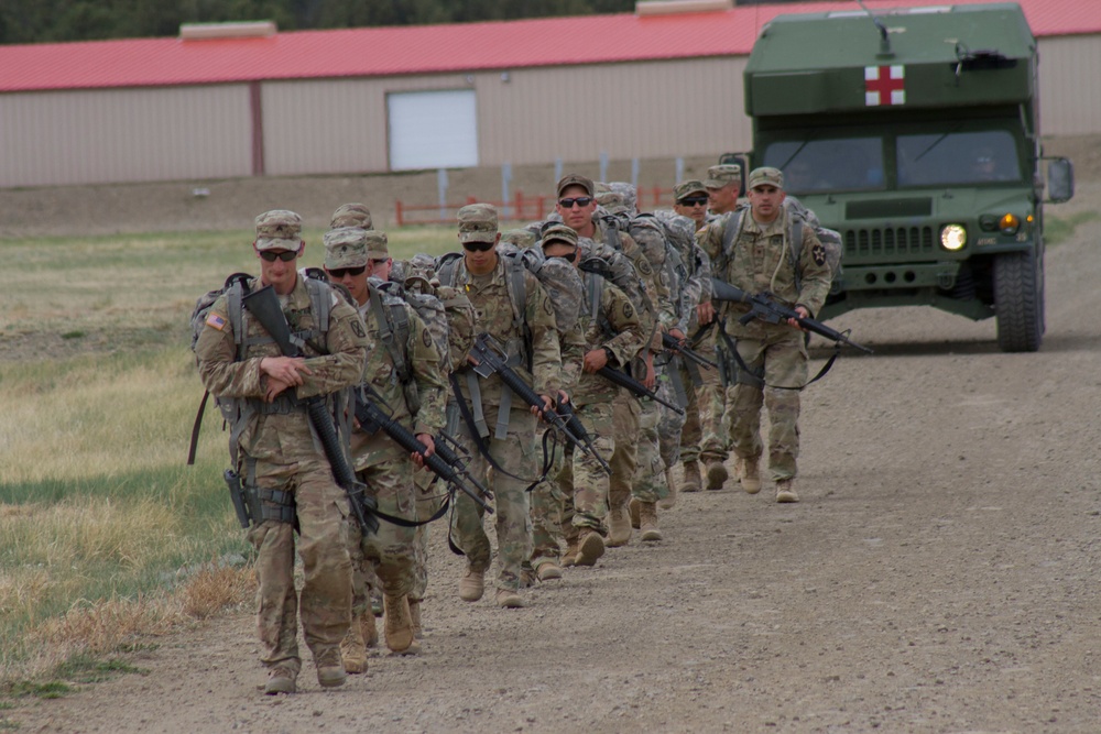 2018 Region 7 Best Warrior Competition ruck march