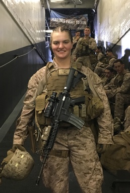 MP with the 26th MEU participates in a call away aboard USS Iwo Jima
