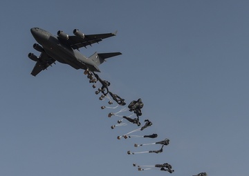 Qatar Emiri Air Force Lahoub airdrop exercise