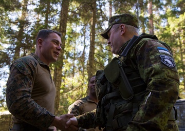 Exercise Hedgehog: Estonian Defense Forces Commander Visit