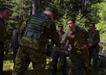 Exercise Hedgehog: Estonian Defense Forces Commander Visit