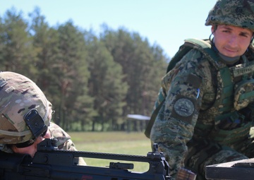 Multinational Range for NATO Battle Group Poland Soldiers