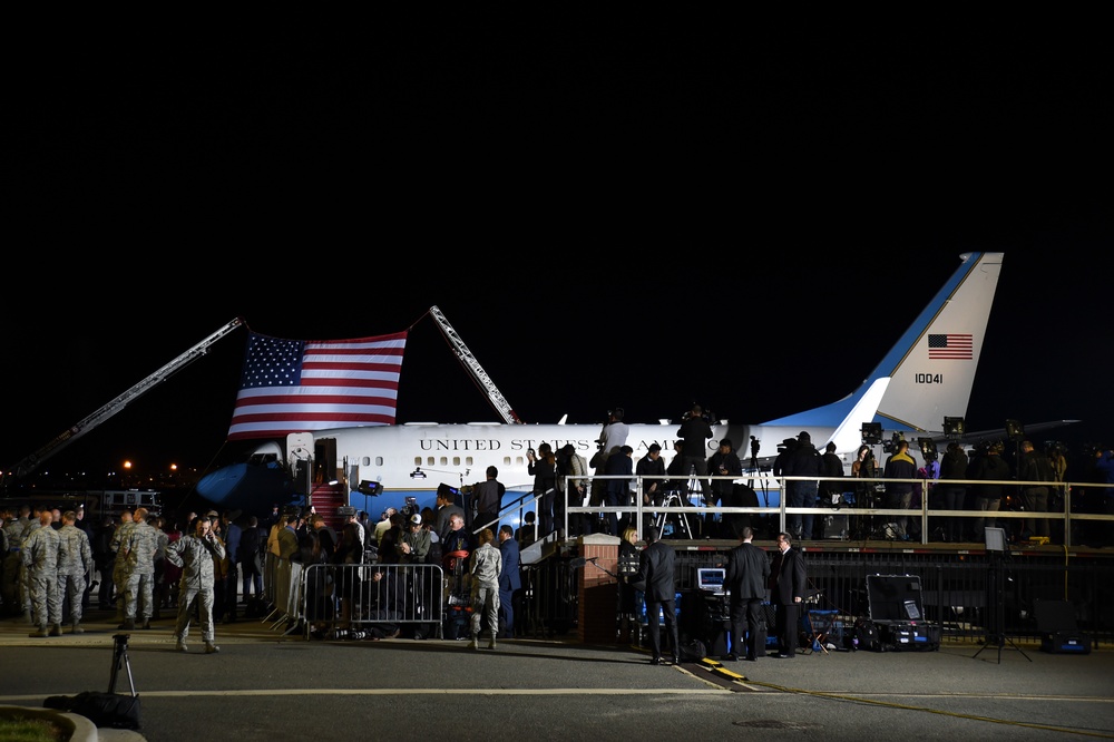 89th Airlift Wing transports freed American detainees from North Korea