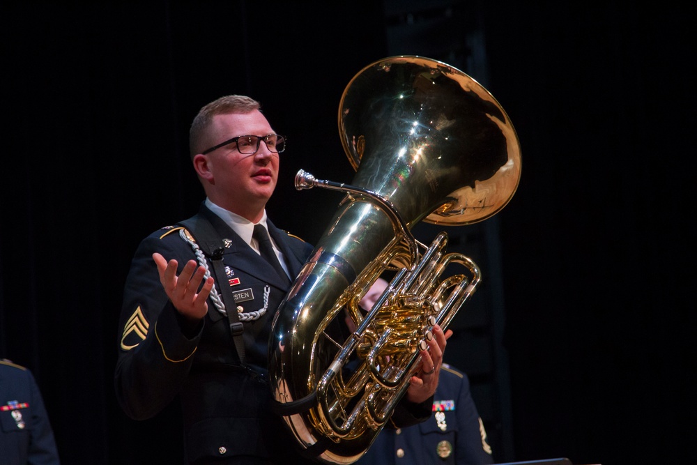 10th Mountain Division Band performs in Jordan