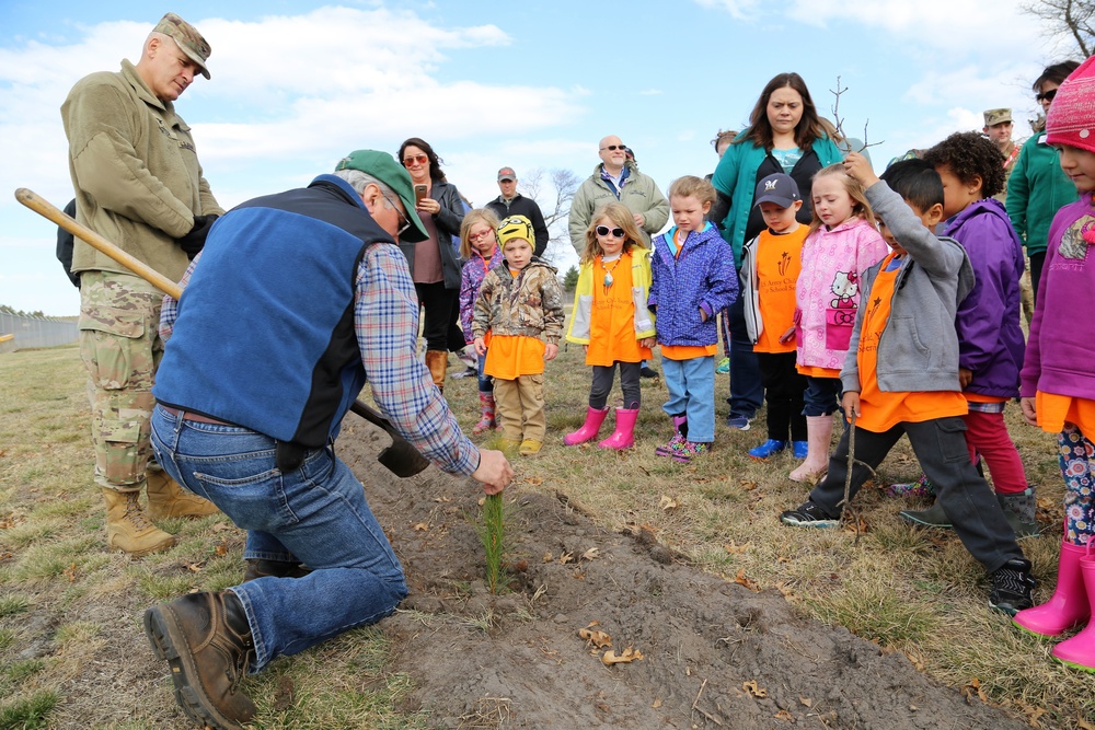 Community plants trees for 30th Arbor Day observance at Fort McCoy